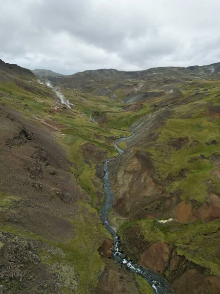 Hermoso Paisaje Del Terreno Volcánico —  Fotos de Stock