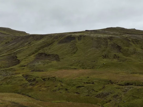 Piękny Krajobraz Terenu Wulkanicznego — Zdjęcie stockowe