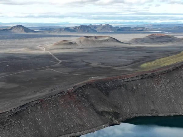 Красивый Вид Вулканический Ландшафт — стоковое фото
