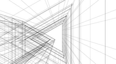 soyut mimari duvar kağıdı, dijital arkaplan