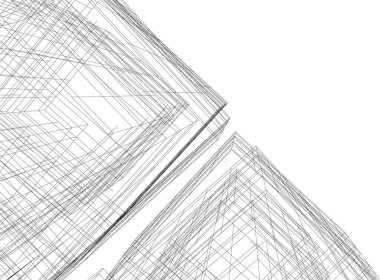 soyut mimari duvar kağıdı gökdelen tasarımı, dijital konsept arkaplan