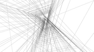 soyut mimari duvar kağıdı gökdelen tasarımı, dijital konsept arkaplan