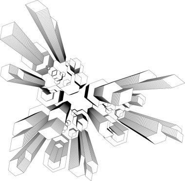 soyut mimari duvar kağıdı gökdelen tasarımı, dijital konsept arkaplan