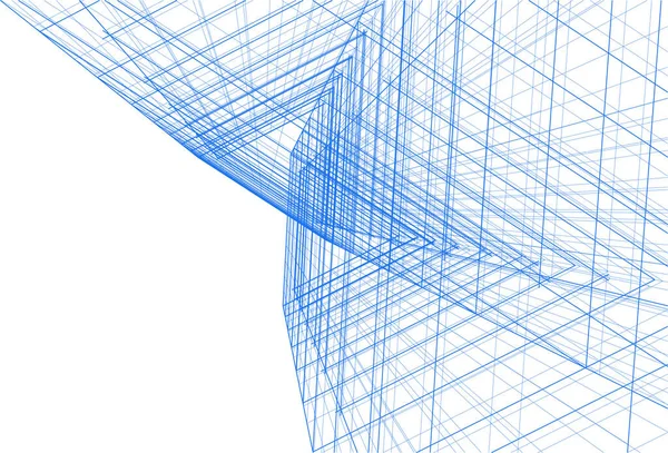 Абстрактный Архитектурный Дизайн Обоев Цифровой Концепт Фон — стоковый вектор