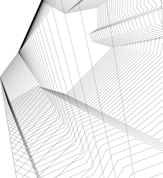 Papier Peint Architectural Abstrait Données Numériques Lignes Connexion Réseau Dans — Image vectorielle