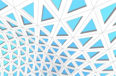  Gelecek perspektifi, soyut mimari duvar kağıdı tasarımı, dijital konsept arkaplan