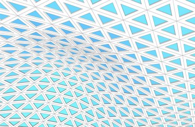  Gelecek perspektifi, soyut mimari duvar kağıdı tasarımı, dijital konsept arkaplan