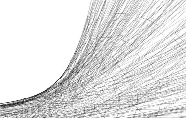  Gelecek perspektifi, soyut mimari duvar kağıdı tasarımı, dijital konsept arkaplan