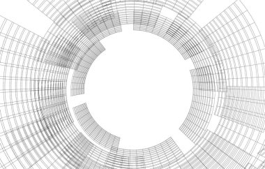 soyut mimari duvar kağıdı gökdelen tasarımı, dijital konsept arkaplan