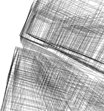 soyut mimari duvar kağıdı gökdelen tasarımı, dijital konsept arkaplan