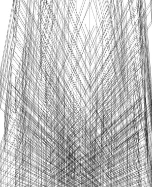 soyut mimari duvar kağıdı gökdelen tasarımı, dijital konsept arkaplan