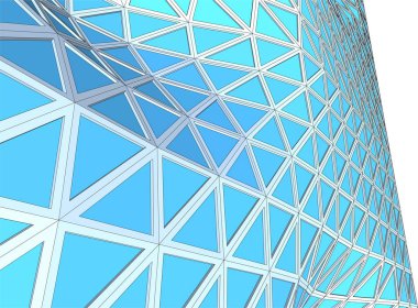  Gelecek perspektifi, soyut mimari duvar kağıdı tasarımı, dijital konsept arkaplan