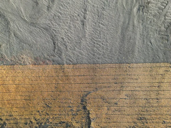 Abstrakcyjna Tekstura Tła Wydm Piaskowych — Zdjęcie stockowe