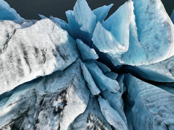 Абстрактний Фон Синьо Білого Льоду — стокове фото