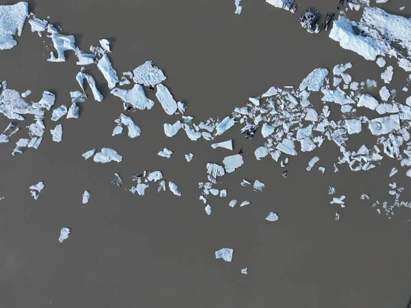 Παγόβουνα Στη Φύση Λιμνοθάλασσα Γραφική Θέα — Φωτογραφία Αρχείου