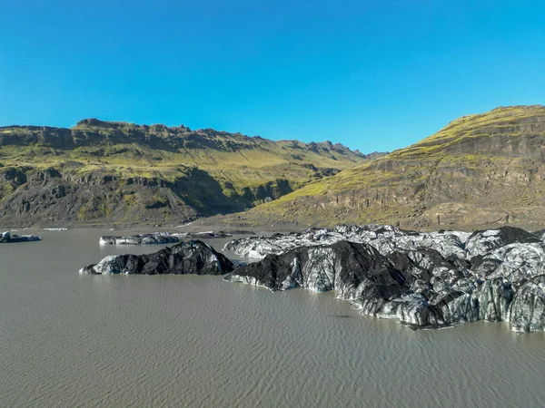 Schmelzende Gletscher Natur Malerische Aussicht — Stockfoto