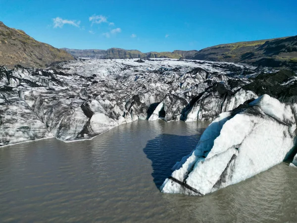 溶融氷河の自然景観 — ストック写真