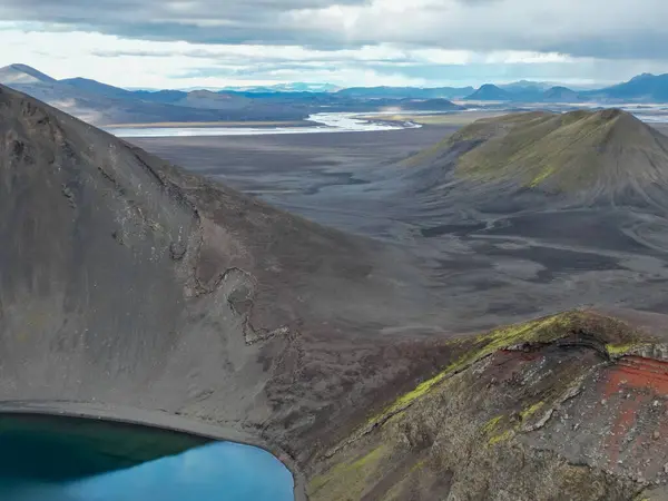 Gyönyörű Táj Hegyek Iceland — Stock Fotó