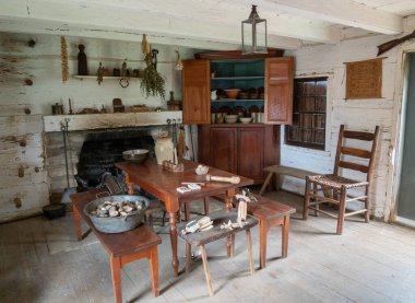 Lincoln 'un çocukluk evinin Ulusal Park Hizmetleri Alanı