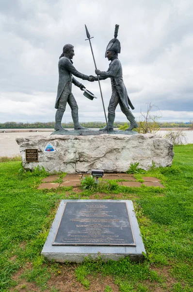 Watervallen Van Het Ohio State Park Langs Ohio River — Stockfoto