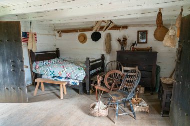 Lincoln 'un çocukluk evinin Ulusal Park Hizmetleri Alanı