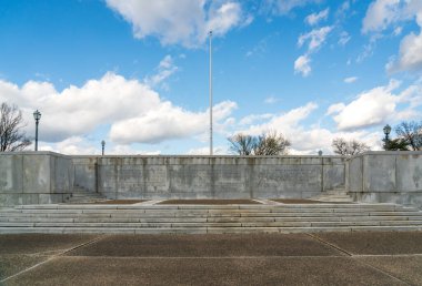 George Rogers Clark Park 'taki oyma Duvar.