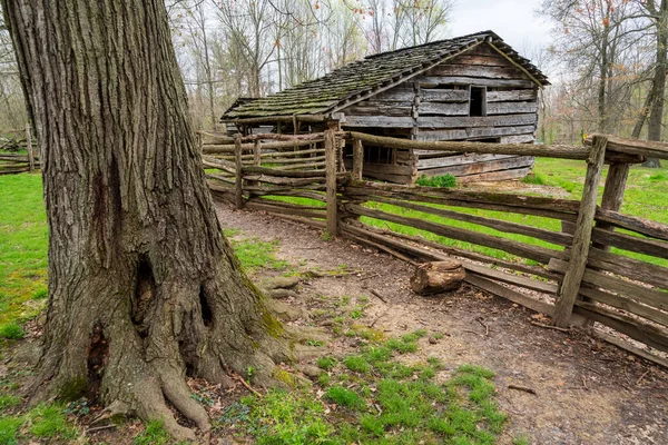 林肯童年之家的国家公园服务站 — 图库照片