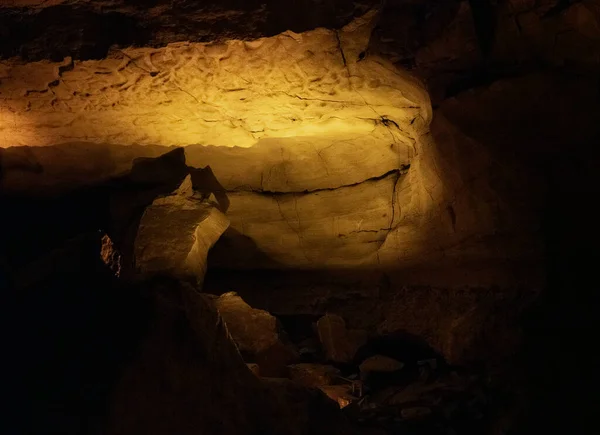 Barlangrendszer Mamut Barlang Nemzeti Parkban — Stock Fotó