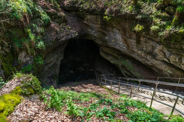 Schody Wejścia Mammoth Jaskiń — Zdjęcie stockowe