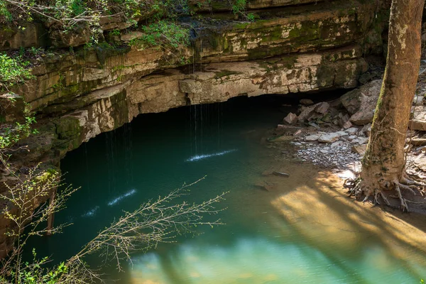 Rzeka Prowadząca Podziemnego Systemu Parku Narodowym Mammoth Cave — Zdjęcie stockowe