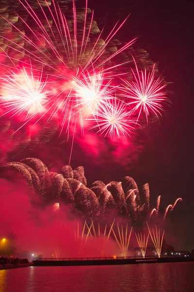 Festival Internacional de fuegos artificiales — Foto de Stock