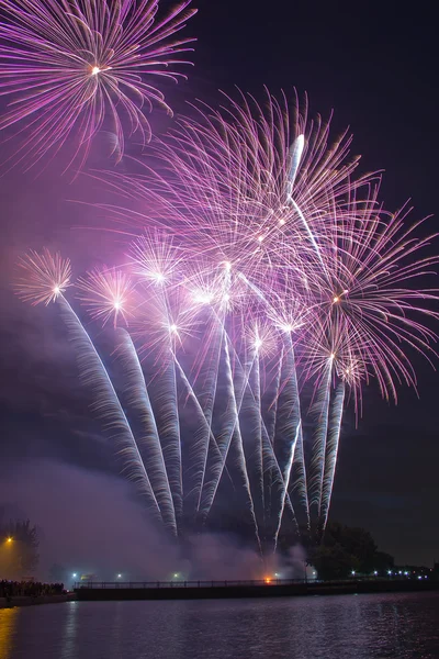 Internationell fyrverkerifestival — Stockfoto