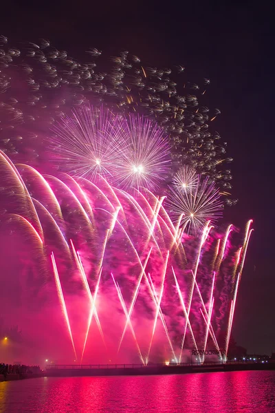 Internationales Feuerwerksfestival — Stockfoto