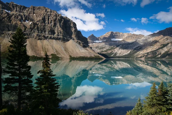 Lago Bow no Banff Nationalpark — Fotografia de Stock