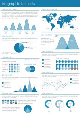 Infographic illüstrasyon ayarla.