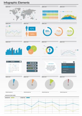 Infographic illüstrasyon ayarla.