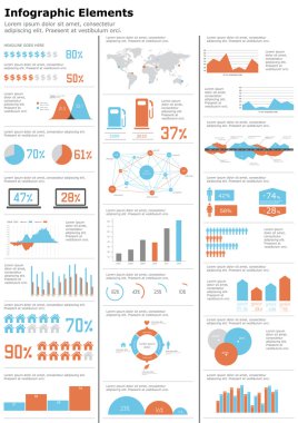 ayrıntı infographics ayarlayın. Dünya grafik harita ve bilgi