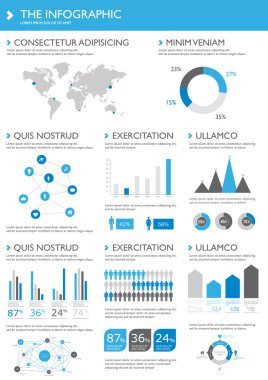 Infographic illüstrasyon. grafik