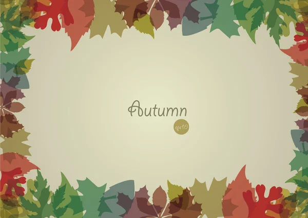 Herfst achtergrond — Stockvector