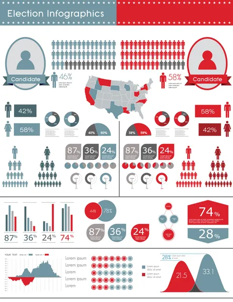 Infographic illustration. — Stock Vector