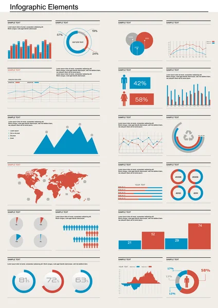 Detalle ilustración vectorial infográfica. — Archivo Imágenes Vectoriales