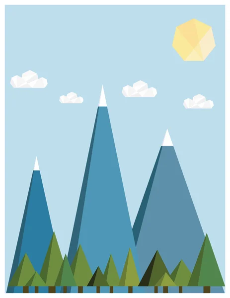 Hintergrund Berge Vektorgrafiken