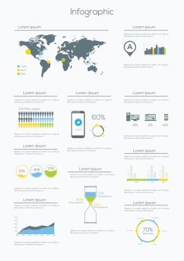 Dünya Haritası ve Bilgi Grafikleri