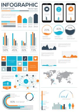 Infographic essentials illüstrasyon.