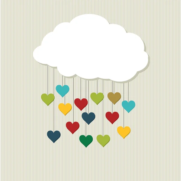 Love Cloud. — Stock Vector
