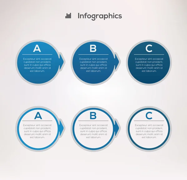 Infographie minimale . — Image vectorielle