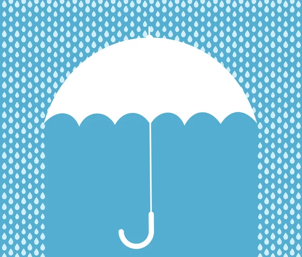 Retro umbrella. — Stock Vector