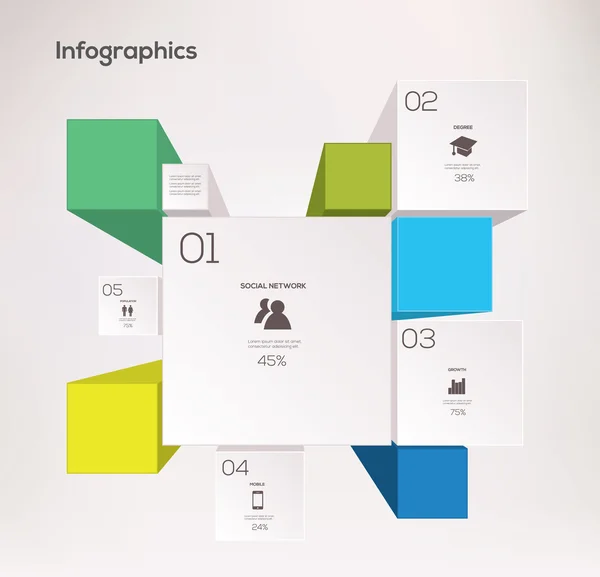 Elemente der Infografik. lizenzfreie Stockvektoren