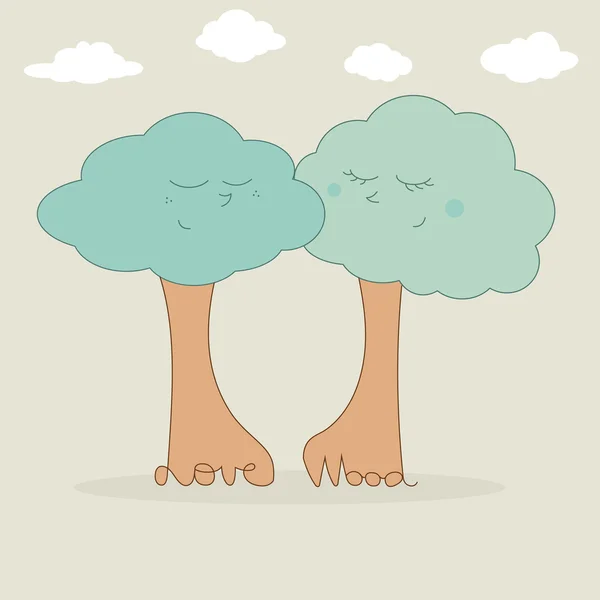 Amor madera Ilustraciones de stock libres de derechos