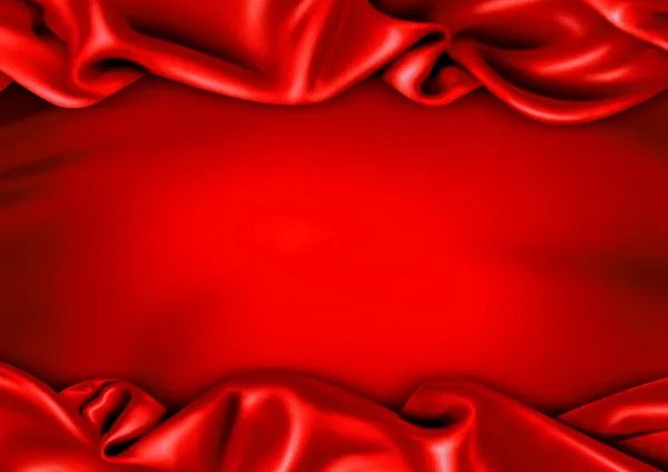 Elegante cornice rossa — Foto Stock